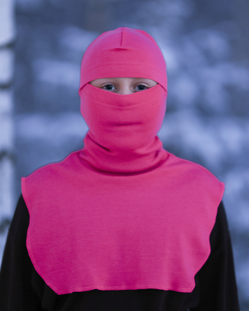 CHILDREN’S NINJAKO – MERINO WOOL BALACLAVA / NECKWARMER
