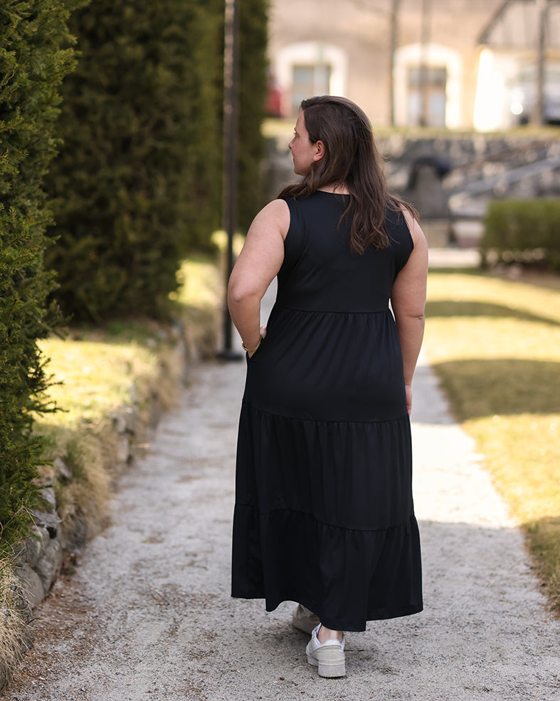 ELOISUUS - COOLMAX DRESS, BLACK
