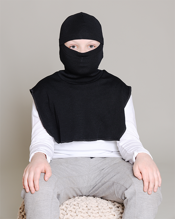 CHILDREN’S NINJAKO – MERINO WOOL BALACLAVA / NECKWARMER