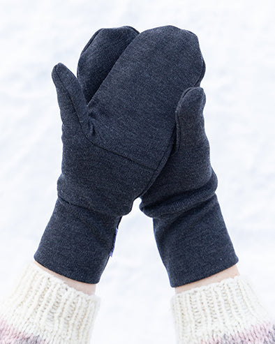 ADULTS MERINO WOOL MITTENS