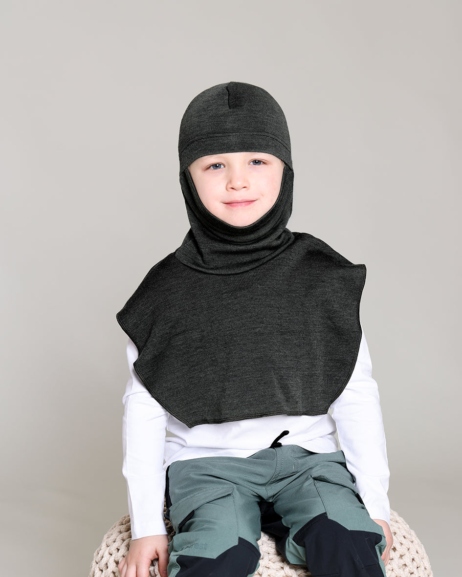 CHILDREN’S NINJAKO – MERINO WOOL BALACLAVA / NECKWARMER