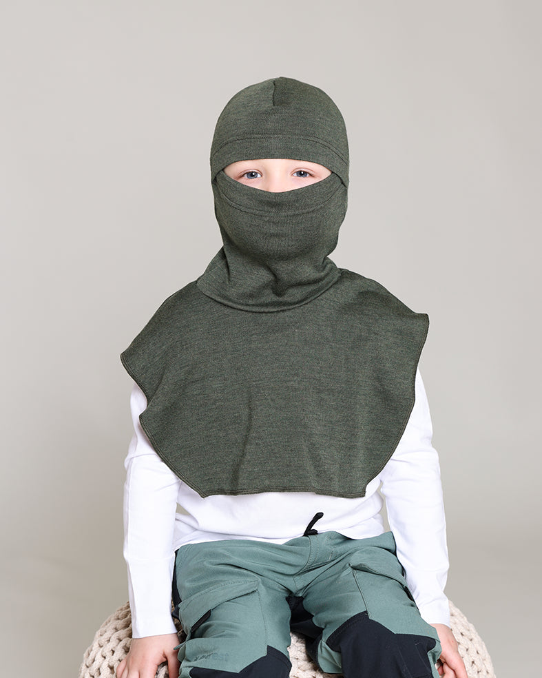 KIDS NINJAKO – MERINO WOOL BALACLAVA / NECKWARMER