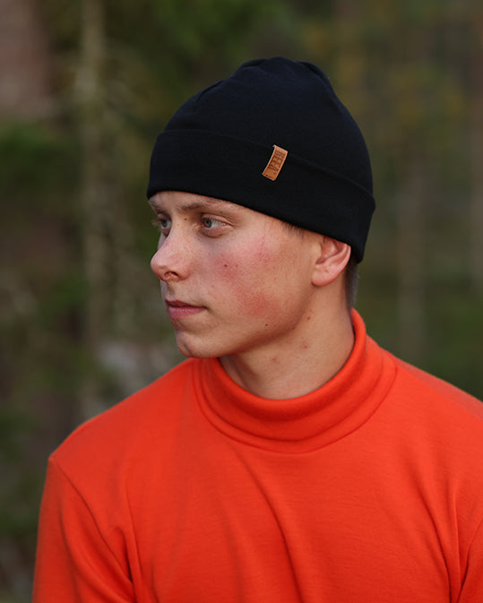 MERINO BEANIE - FOLDED CUFF