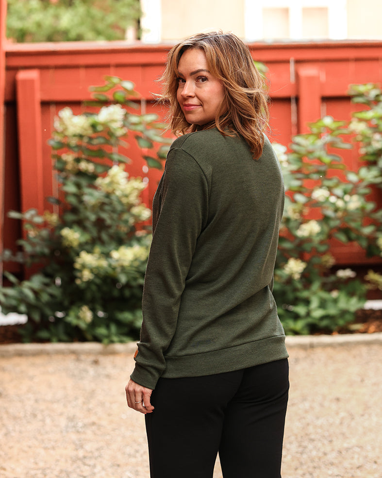 VARMA - MERINO POLO UNISEX, FOREST GREEN