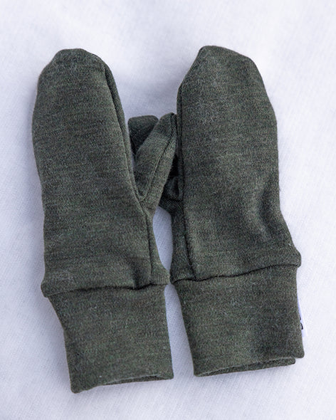 CHILDREN'S MERINO WOOL MITTENS