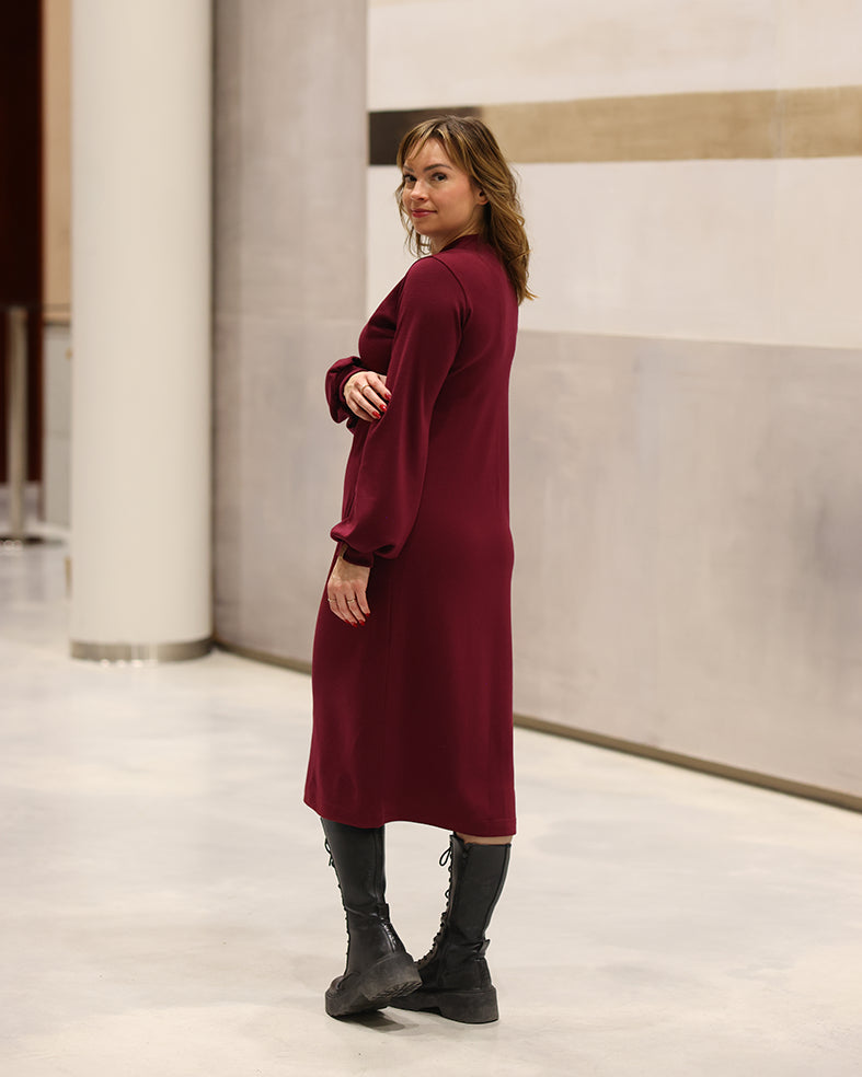 ELEGANSSI - MERINO DRESS WINE